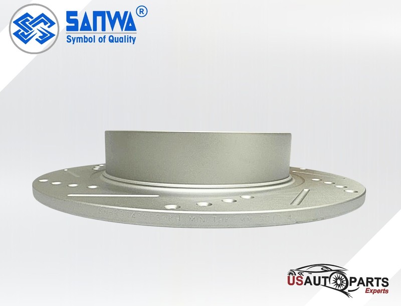 REAR RH BRAKE ROTOR SOLID & GEOMET COATED D&S 282mm FOR HONDA ACCCORD 05-24 3.0L gallery