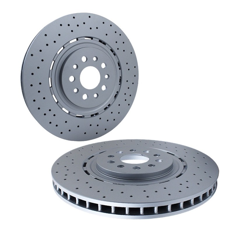 For Maserati Levante S 2017-2022 Brake Disc Dimpled Rotors Front Set of 2 gallery
