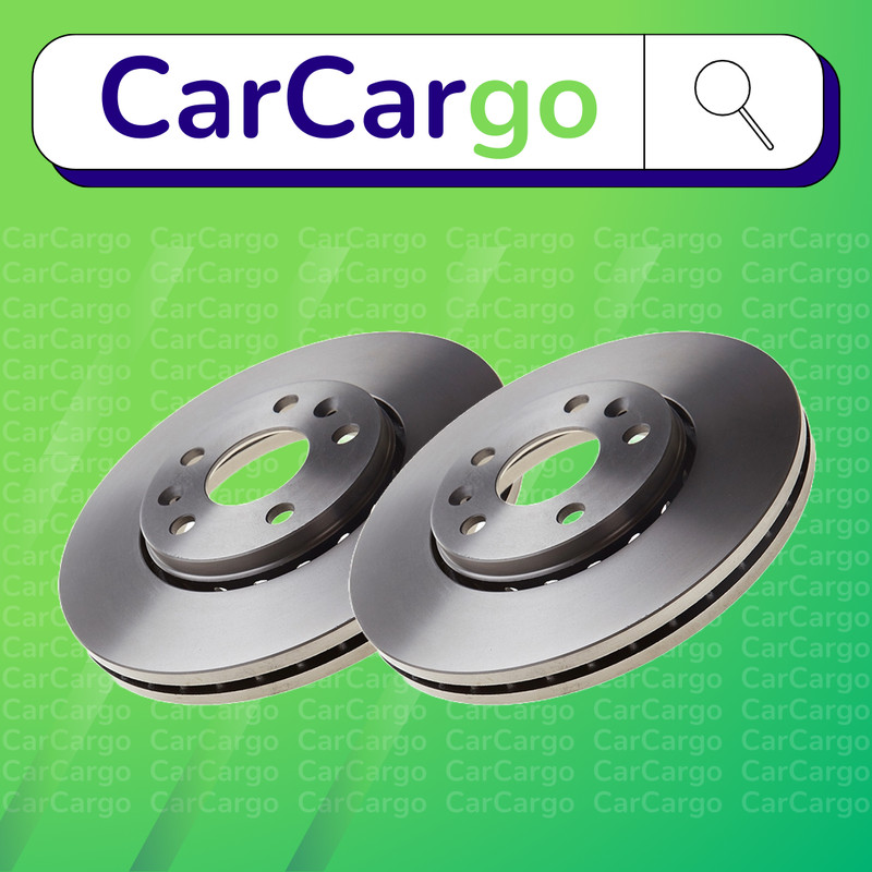 Vented Front Brake Discs Vauxhall Vivaro 1.6 CDTi 2014-2024 296 mm