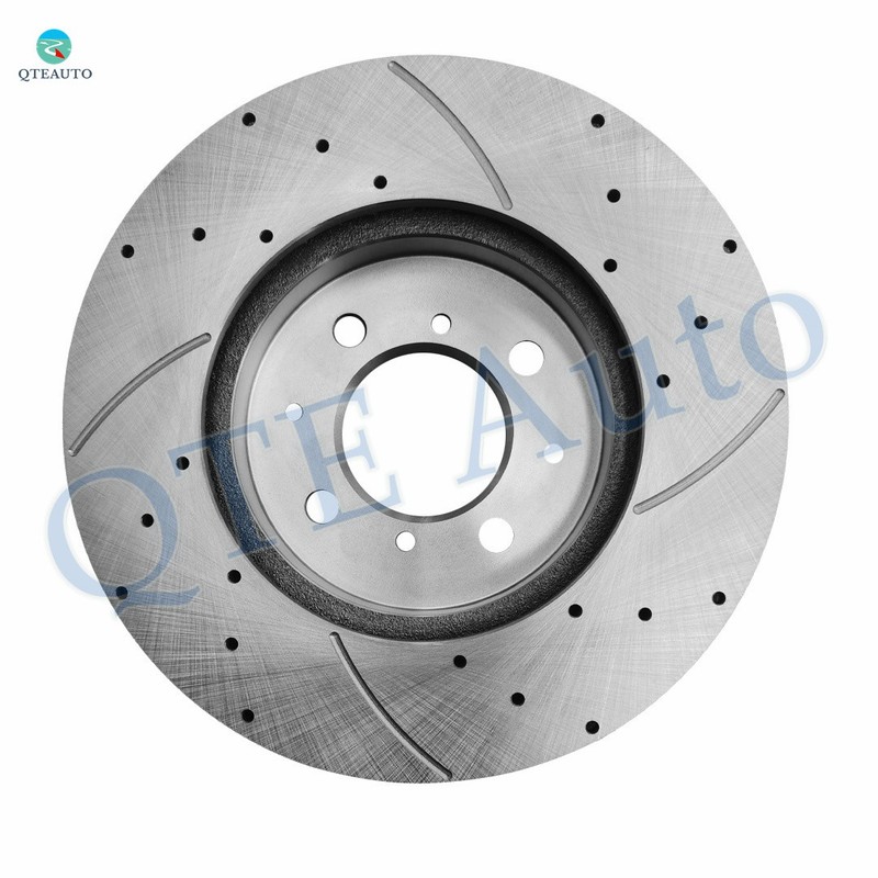6 Front Drilled Brake Rotors 262mm-Ceramic Brake Pad For 1994-2001 Acura Integra gallery