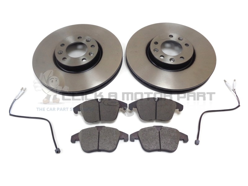 Front 2 Brake Discs And Pads Set For Peugeot 508 10-18 (Check Disc Size 304mm)