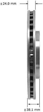 Bendix Premium Drum And Rotor Disc Brake Rotor P N Prt1576 gallery