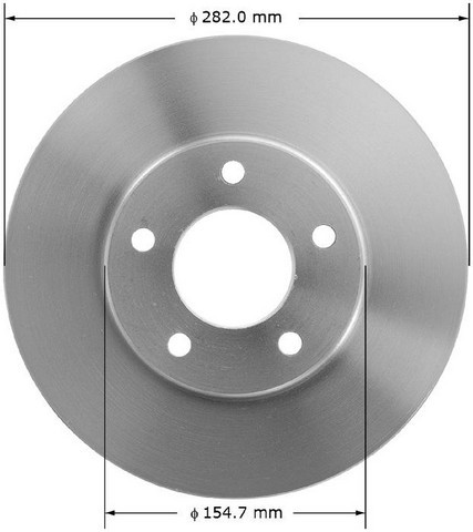 Bendix Premium Drum And Rotor Disc Brake Rotor P N Prt1576 gallery
