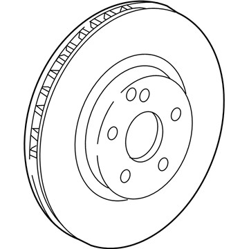 Genuine Mercedes-Benz G-Class Front Brake Disc Rotor (2013-2018) OE 4634210712 gallery