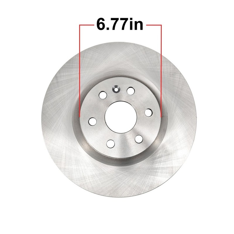 Front Brake Rotor & Ceramic Pad for 2010 2011 - 2014 2015 2016 Cadillac SRX SAAB gallery