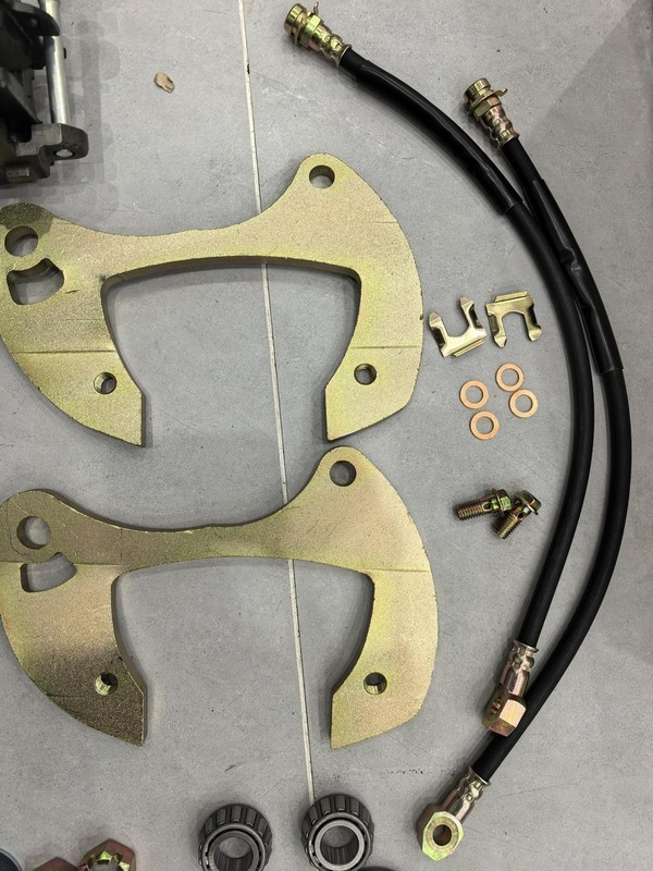 For 1955-64 Chevy Full Size Impala Bel Air Car Deluxe Disc Brake Kit 5 x 4-3/4" gallery