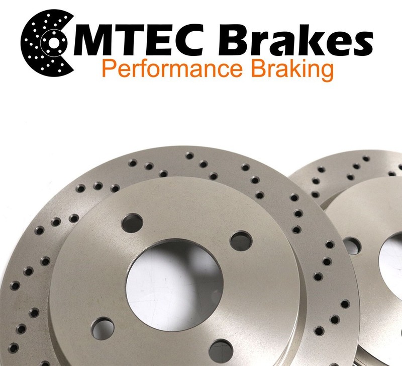 Ford Fiesta ST180 ST200 2012- Drilled Front Ha Brake Discs & Mtec Brake Pads gallery