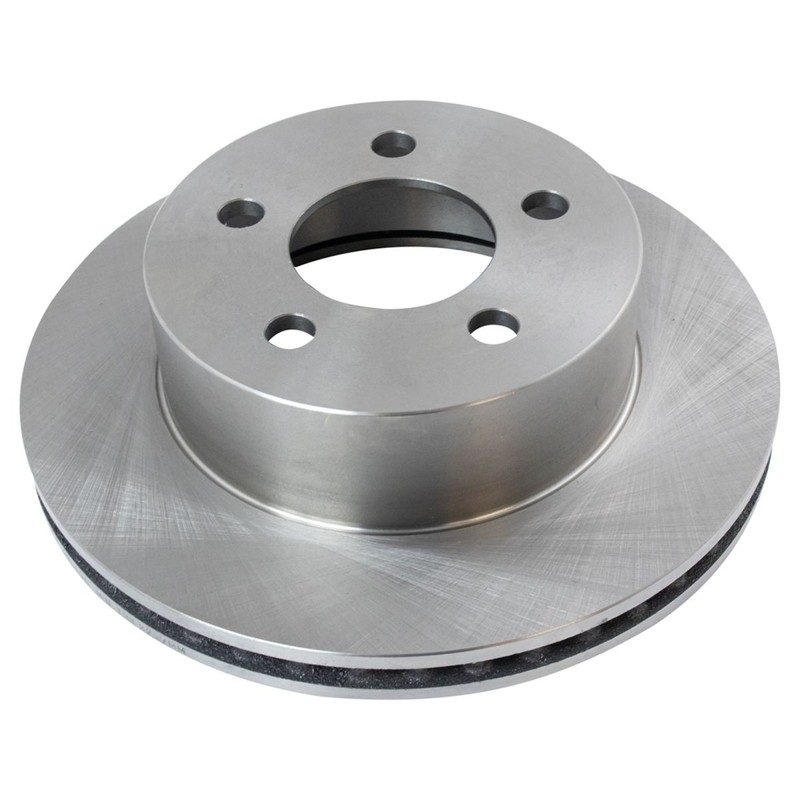 TRQ Wheel Hub Ceramic Full Cast Brake Pad Rotor Kit Front w/Chemicals gallery