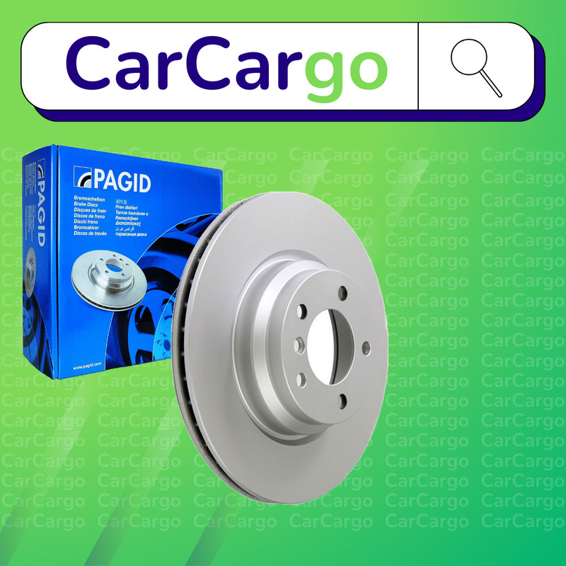 Pagid Vented Front Brake Discs Pair For BMW 3 Series 325xi 2005-2008 330 mm