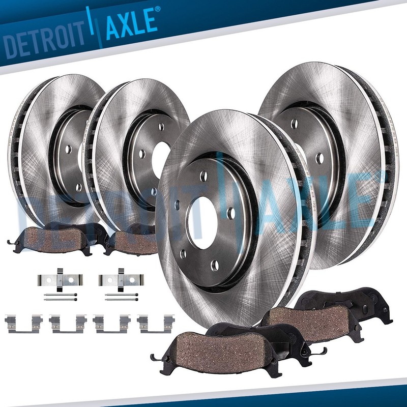 FWD 8pc Front Rear Brake Rotors Ceramic Brake Pads for 2018 2019 Regal Sportback