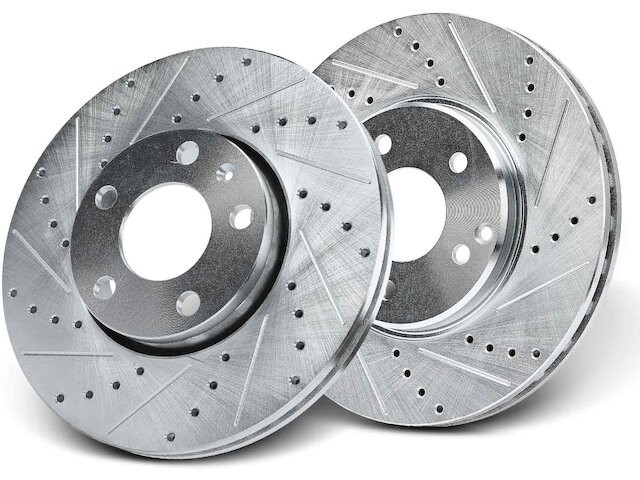 Front Driver Passenger Brake Rotor Set fits C350 2006-2007 3.5L V6 GAS 54X