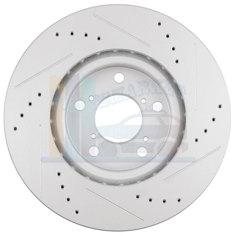 2X Front & 2X Rear Discs Brake Rotors and Pads For 2011-2014 Honda Odyssey Slot gallery