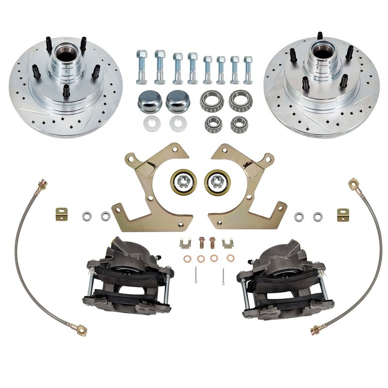 For 57-64 Ford F100 Truck Complete Deluxe Bolt On Disc Brake Kit gallery