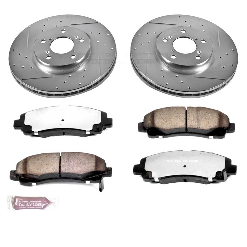 KC2429-36 Powerstop Brake Kit With Calipers 2-Wheel Set Front for Ridgeline gallery