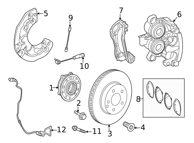 Genuine Mercedes-Benz Disc Brake Rotor 167-421-36-00 gallery