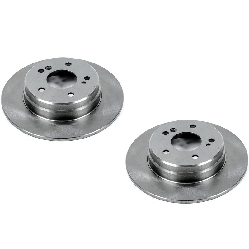 SET-P15EBR238-2 Powerstop 2-Wheel Set Brake Discs Rear RWD for MB Mercedes C240
