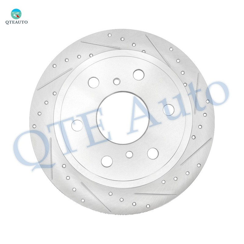 Rear 345mm Drilled Slotted Disc Brake Rotors For 2015-2020 GMC Yukon XL gallery