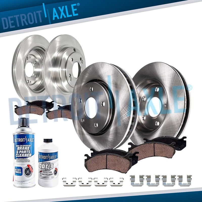 10pc Front Rear Disc Brake Rotors Brake Pads for 2010-2016 Hyundai Genesis Coupe
