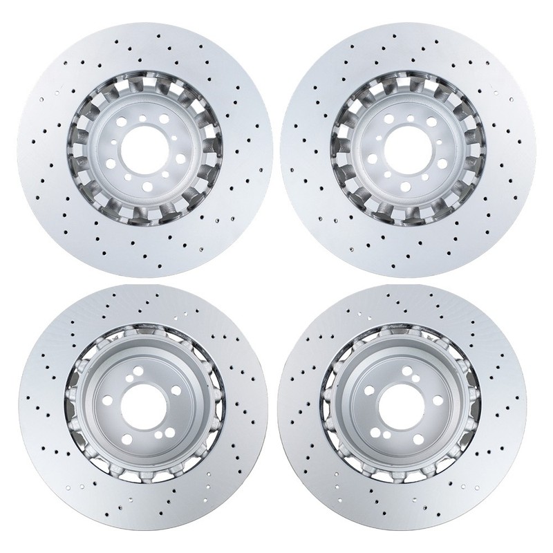 For 2015-2020 BMW F87 F80 F82 M3 M4 Front Rear Brake Disc Rotor Set L+R gallery