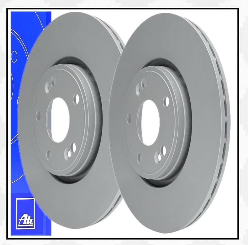 2x ATE 24.0126-0123.1 Brake Disc for Renault Laguna I BG0 1 KG0 1