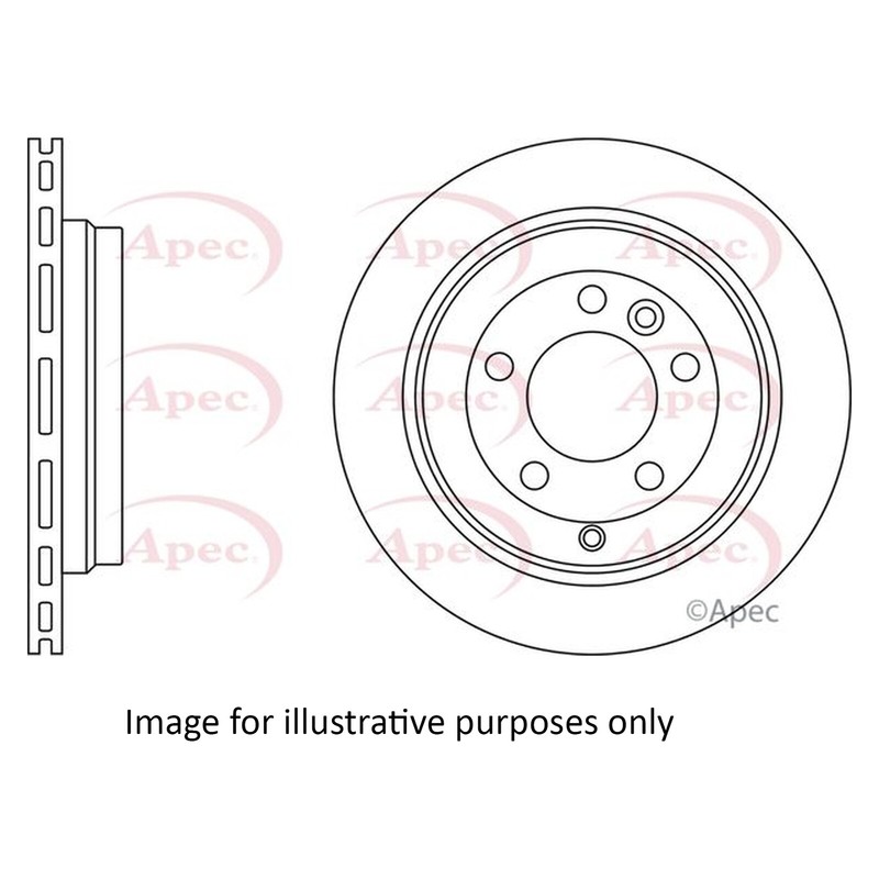 Apec Brake Disc Front DSK4102 – Engineered for Performance and Long Life