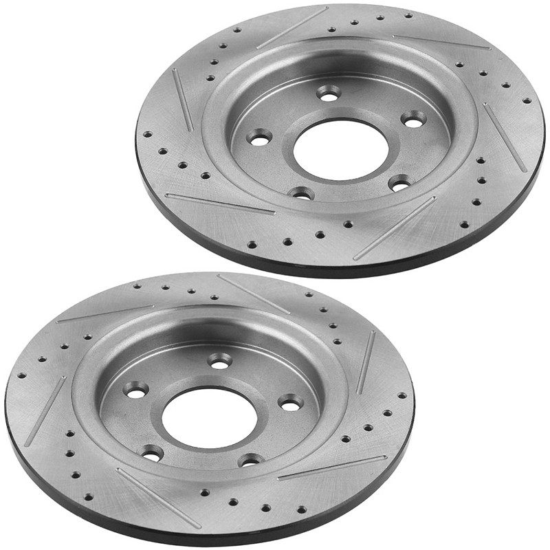 Rear Brake Rotors and Brake Pads For Acura Mdx 2001-2006 Honda Pilot 2003-2008 gallery