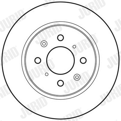 JURID 562704JC Brake Disc for Honda gallery