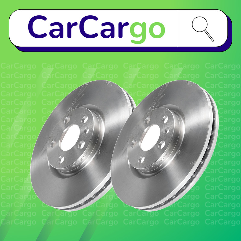 Premium Vented Front Brake Discs Peugeot 807 2.2 HDi 2002-2024 285 mm