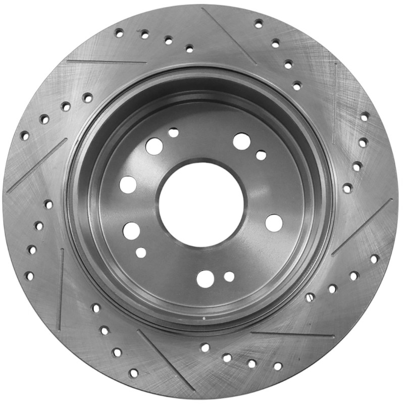 282mm Drilled & Slottd Brake Rotors for Honda CR-V 2002 2003 2004 L4 2.4L Rear gallery