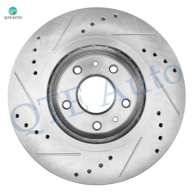 Set of 4 Front 296-Rear 292 Drilled Brake Disc Rotors For 2017-2020 Nissan Rogue gallery