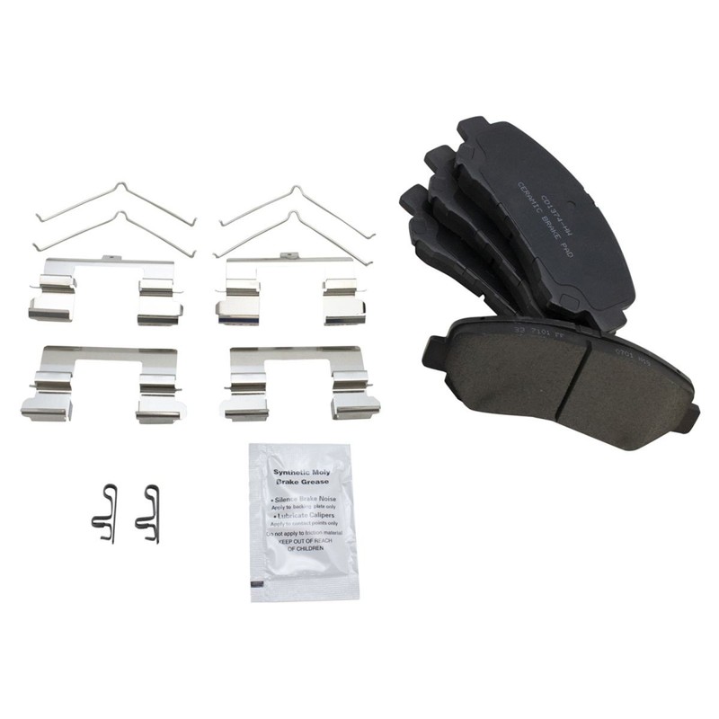 TRQ Front Brake Pad & Rotor Kit Ceramic Fits 08-13 Rogue 14-15 Rogue Select gallery
