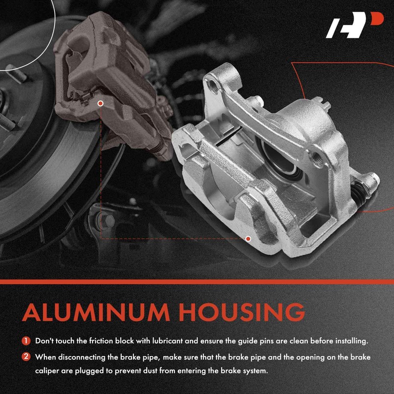A-Premium 8x Front Drilled Rotor & Pad + Caliper for Nissan Maxima 09-14 16-18 gallery