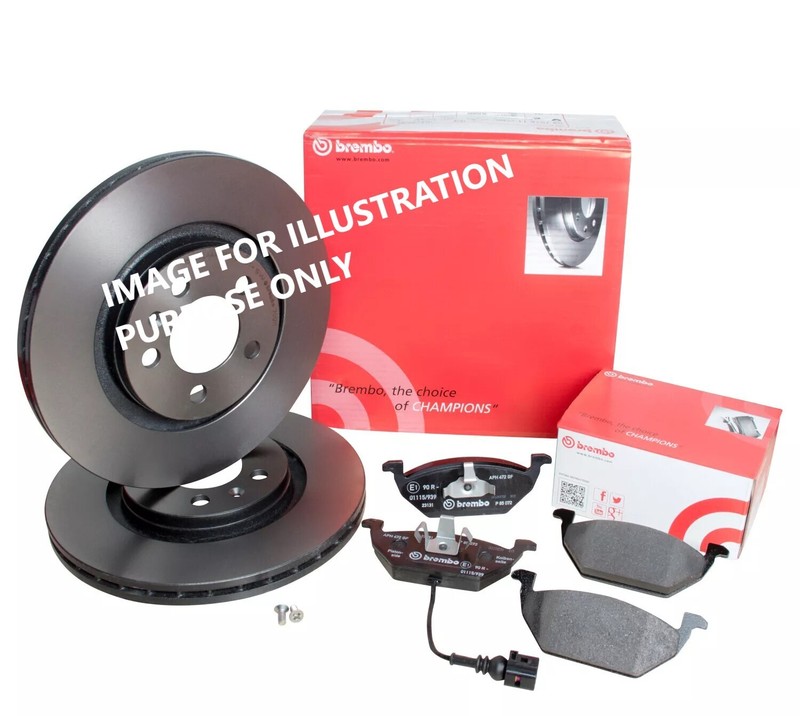 FOR SEAT Ibiza 2.0 6L BREMBO FRONT BRAKE DISCS 288MM & BRAKE PAD SET
