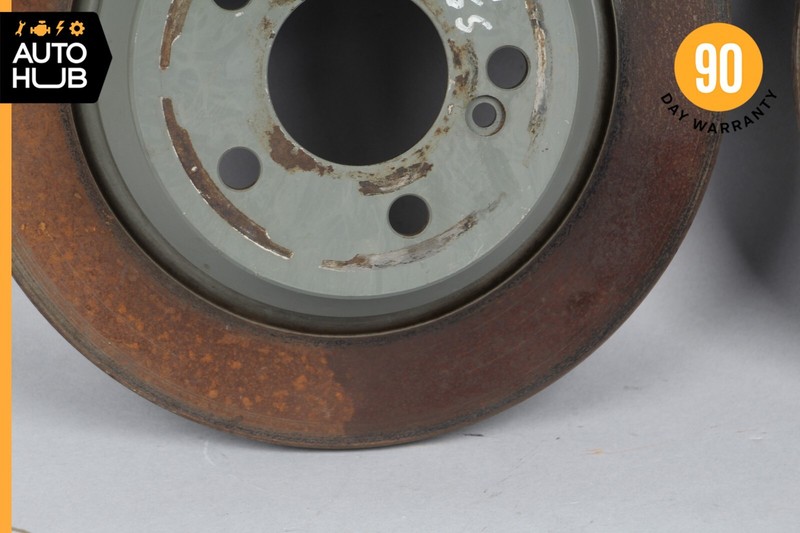 Mercedes W221 S550 CL550 Rear Brake Rotors Disc Left and Right Set of 2 OEM gallery