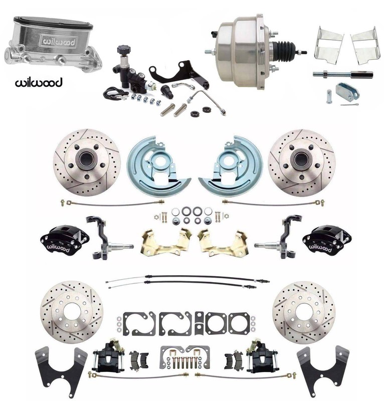 1964-72 GM A Body Wilwood Component Front Rear Disc Brake Booster Conversion