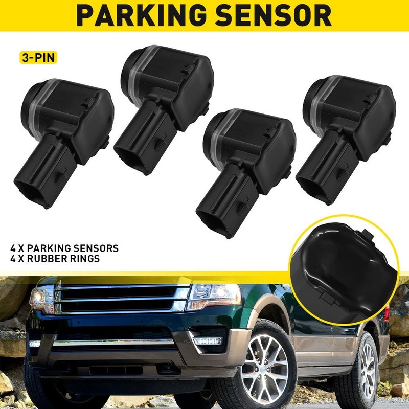 4PCS Fit Lincoln Nautilus 2019 Front Rear BUMPER PARKING PDC Alarm Sensor 3Pin