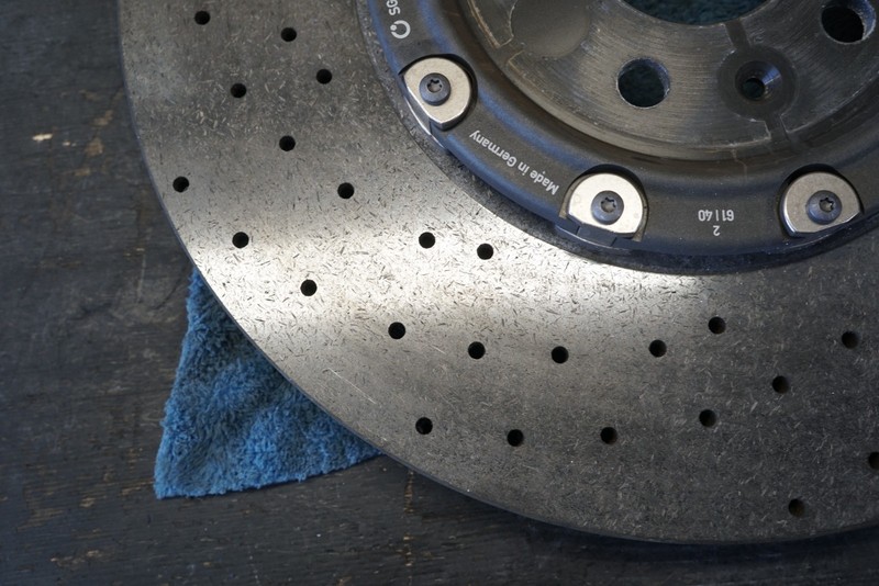 2017 - 2023 AUDI R8 4S FRONT LEFT CARBON CERAMIC BRAKE DISC ROTOR OEM 4S0615301A gallery