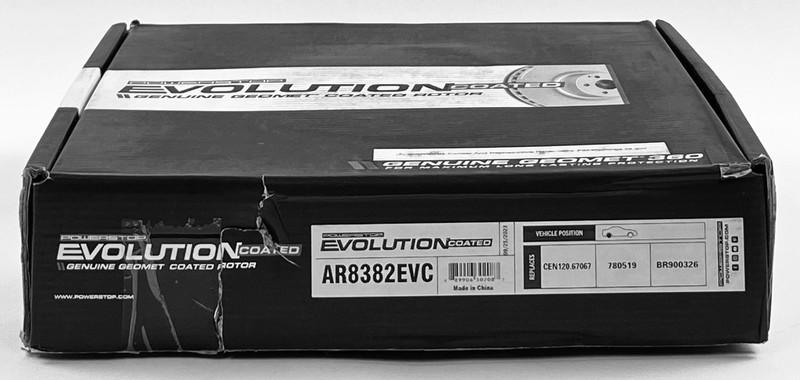 Power Stop Brake Rotor Rear Evolution Geomet Coated AR8382EVC Set of 2 gallery