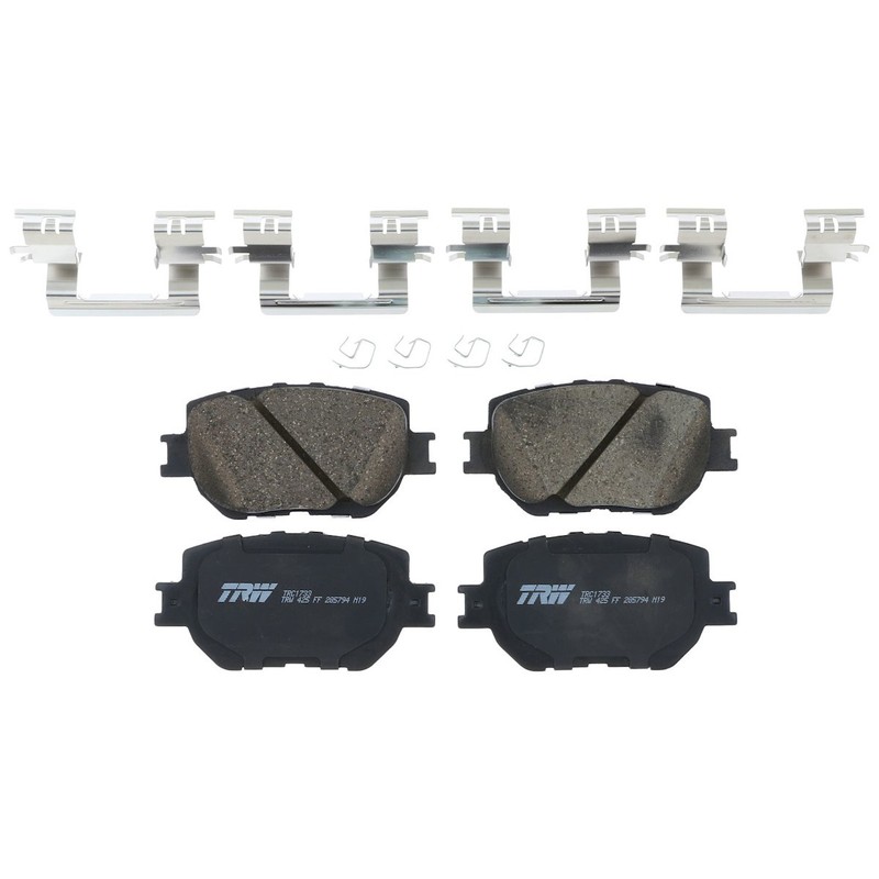 TRC1733 TRW 2-Wheel Set Brake Pad Sets Front for Lexus IS250 2014-2015