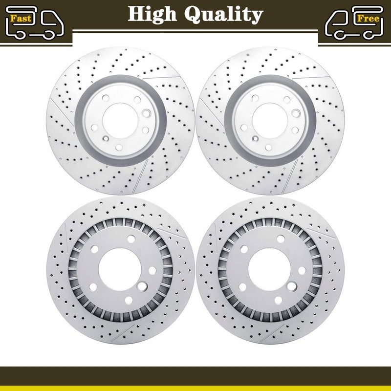 4 Front Rear OE Disc Rotors Fits Mercedes-Benz G63 AMG 5.5L