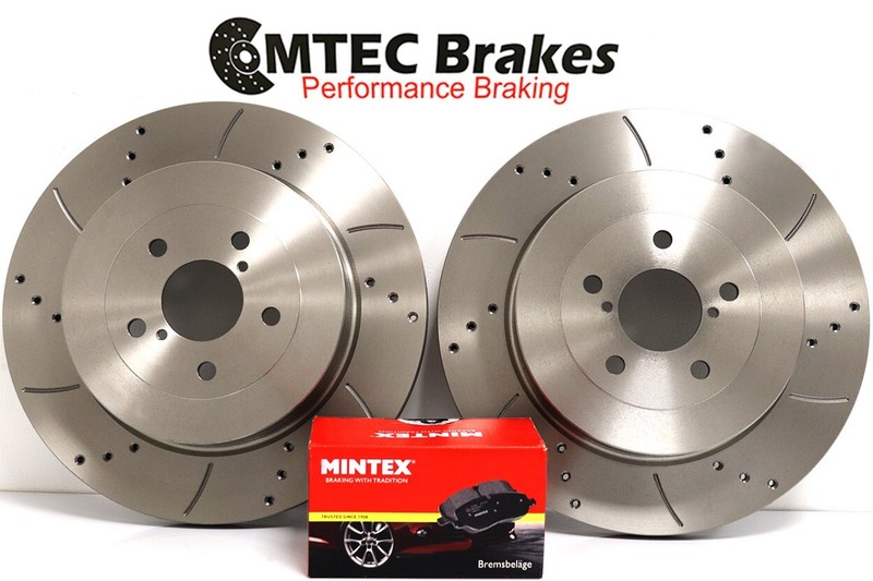 Rear Brake Discs And Pads For Impreza Wrx Sti 05-07 5 x 114.3mm Pcd