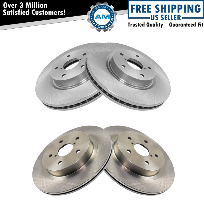 Front & Rear Brake Rotor Set Fits 2015-2019 Subaru Legacy 2015 Outback 16-19 WRX