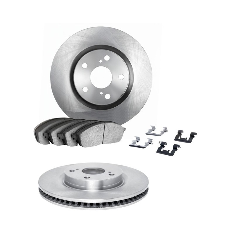For Audi Q5 2013-2017 Brake Rotor Set Front | Plain Rotor | Excluded Calipers gallery