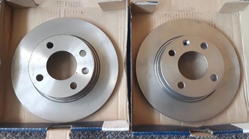 VW Caddy Skoda Favorit Felicia Pair Front Solid Brake Discs 236mm HBD6905 BG910
