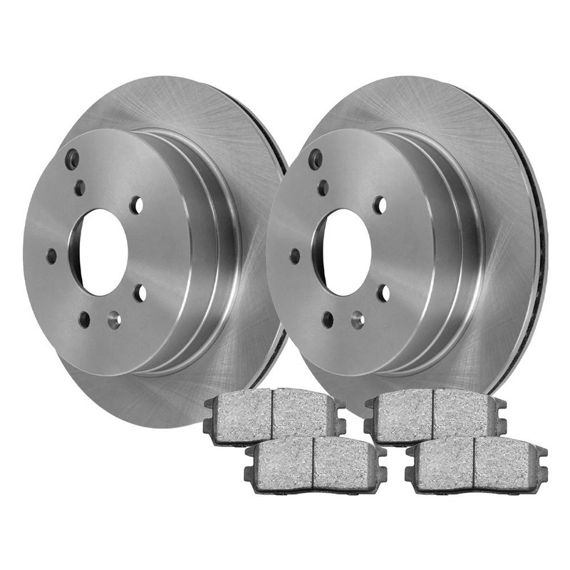 Rear Brake Rotors & Pads for 2010-2017 GMC Terrain