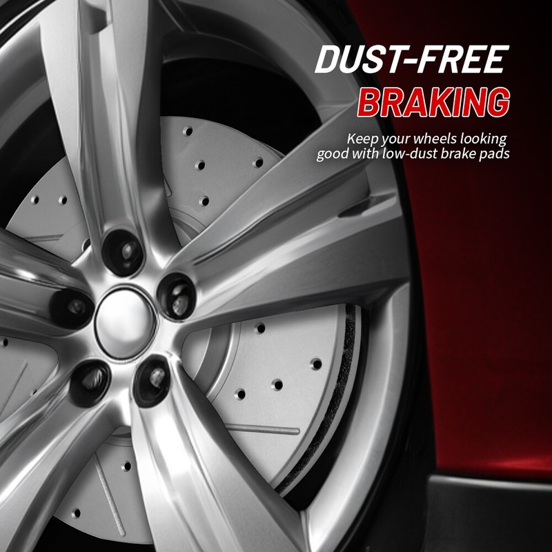 For Honda Accord Acura Tsx 2003 - 2008 Rear Brake Rotors And Ceramic Pads Kit gallery