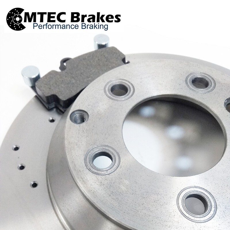 Rear drilled brake discs brake pads cable for Audi Q7 VW Touareg Porsche gallery