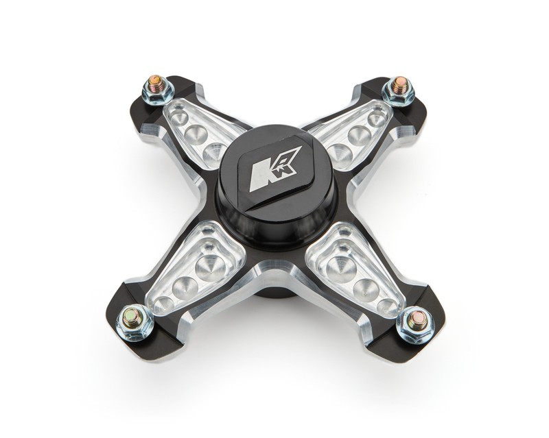 KEIZER ALUMINUM WHEELS, INC. Front Hub Blk Anod 4 Pin Micro w/Bearing Right- …