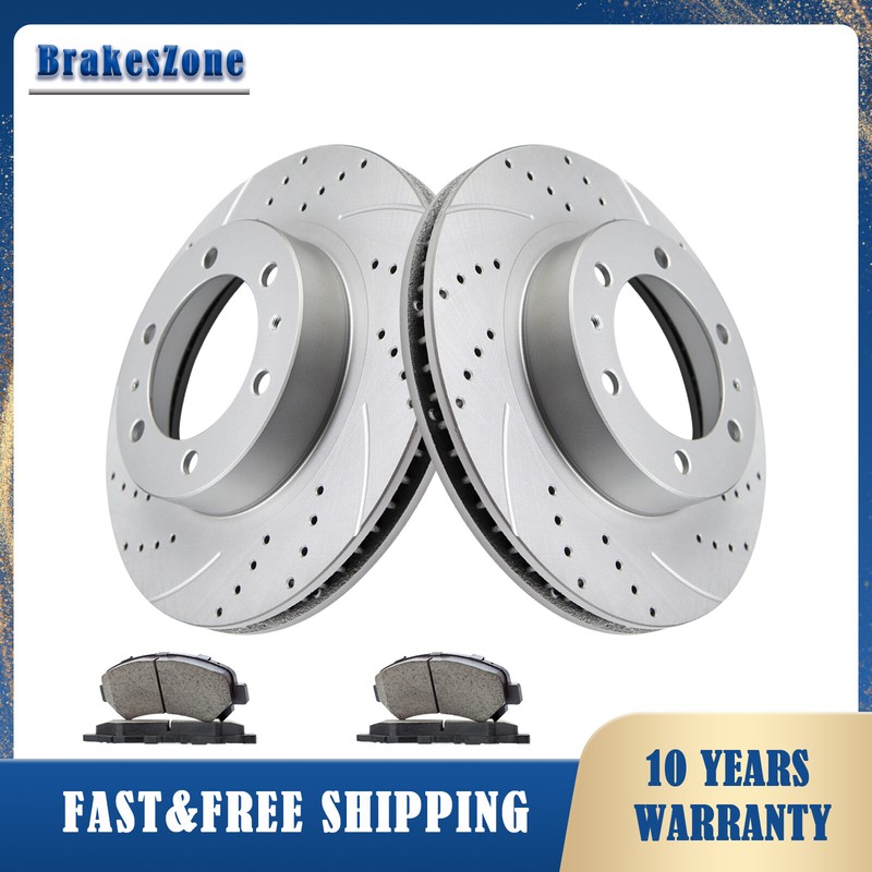319mm Front Brake Rotors Pads fit for Toyota 4Runner FJ Cruiser Tacoma Brakes
