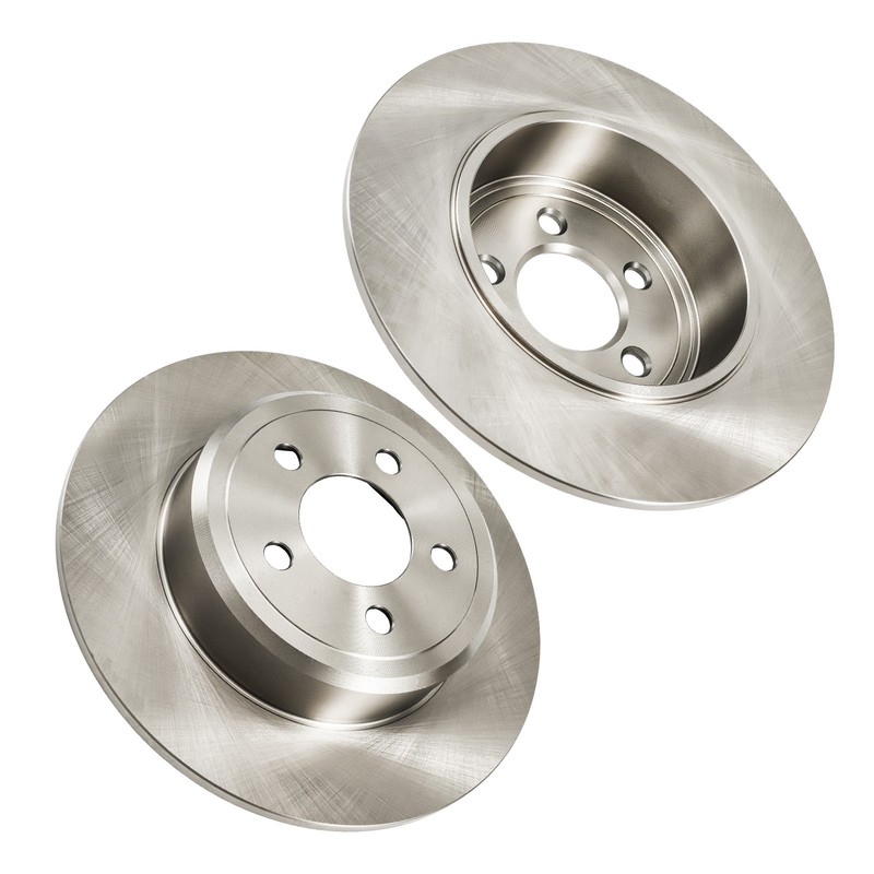 2x Rear 12.6 inch Solid Brake Rotors For 2015-2017 Dodge Charger V6 3.6L 53021 gallery